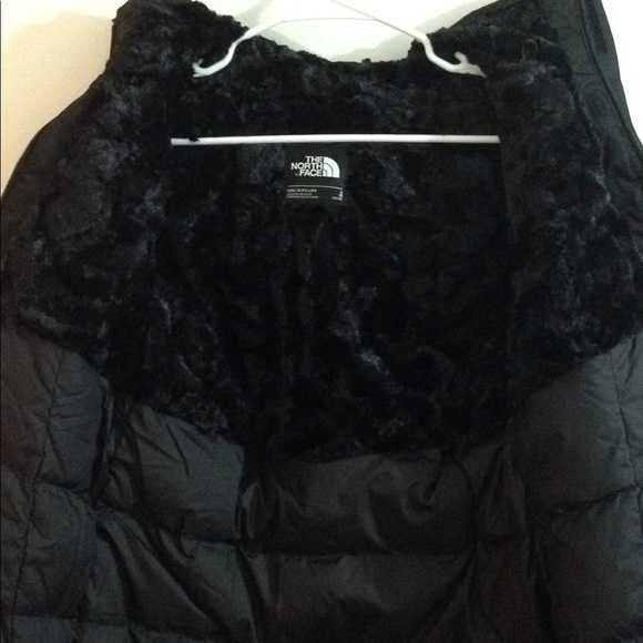Girls The North Face Arctic Swirl Down Jacket LG - Picture 5 of 8
